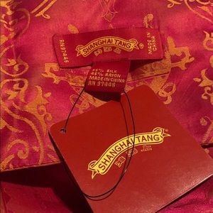 Shanghai Tang - Red And Orange Scarf